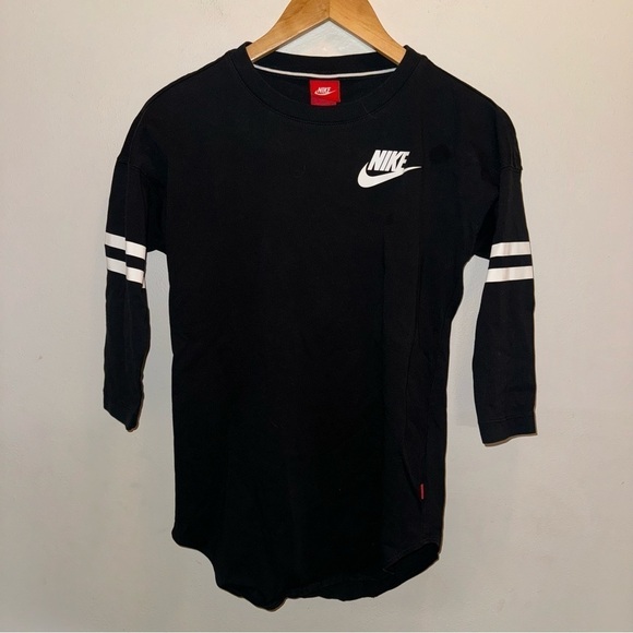 Nike Just Do It Spirit Tee Baseball Shirt Women’s Size Extra Small - Picture 3 of 9